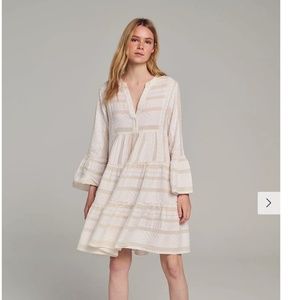 Devotion Twins Ella Tunic Dress Off White Ecru S